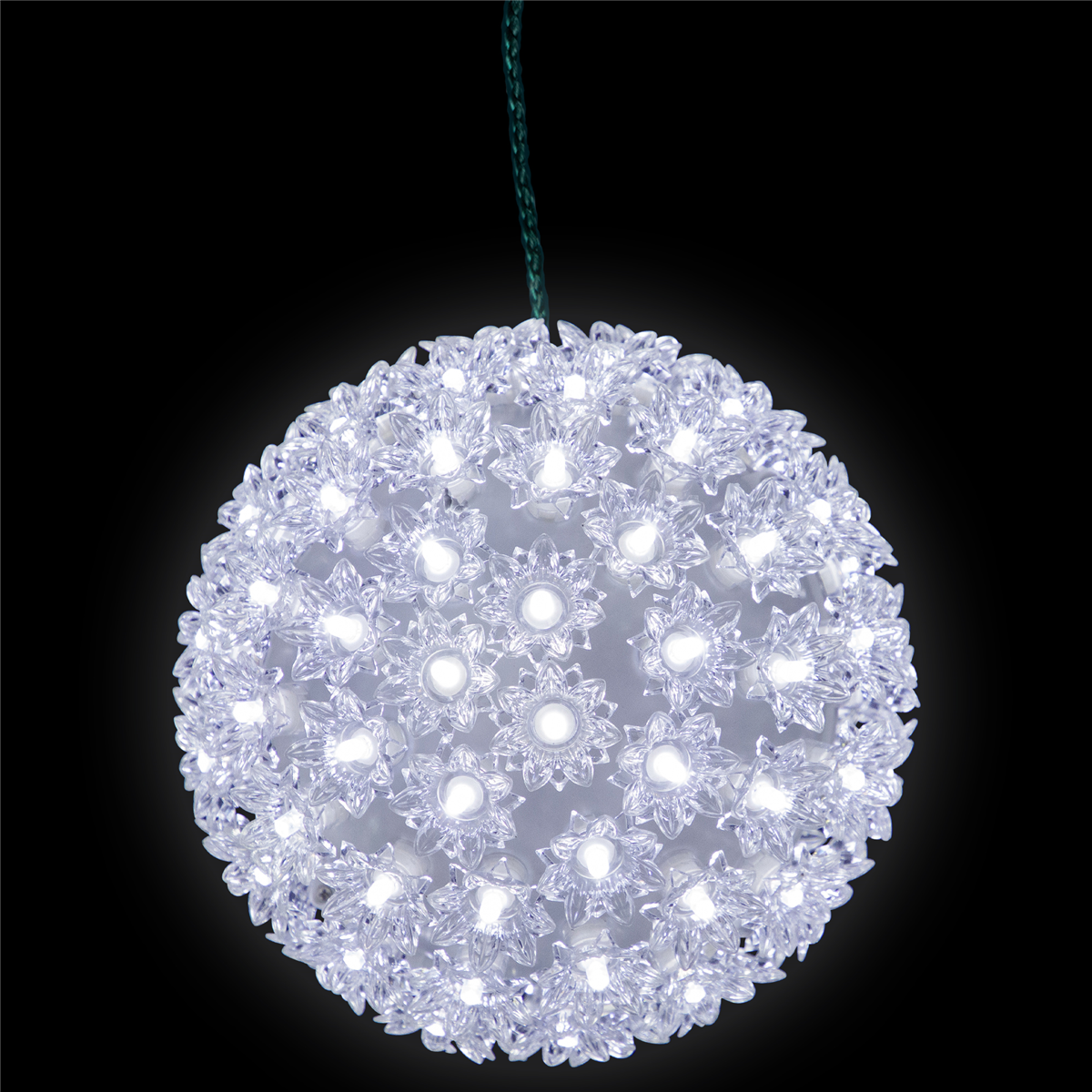 Northlight White LED Starlight Sphere Outdoor Christmas Decor