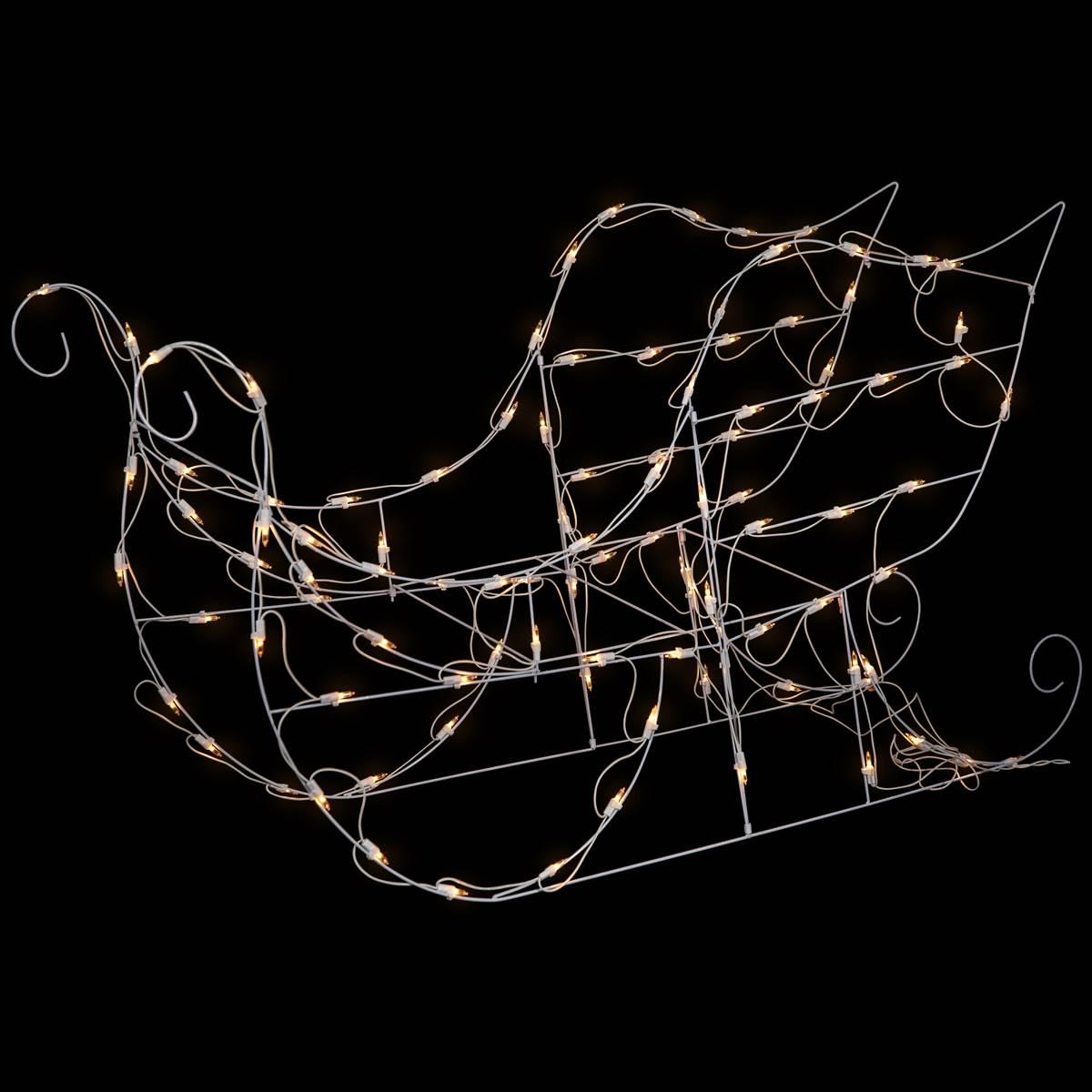 Northlight Seasonal Lighted Sleigh Outdoor Christmas Decoration