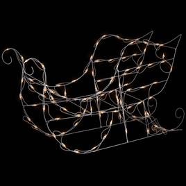 Northlight Seasonal Lighted Sleigh Outdoor Christmas Decoration