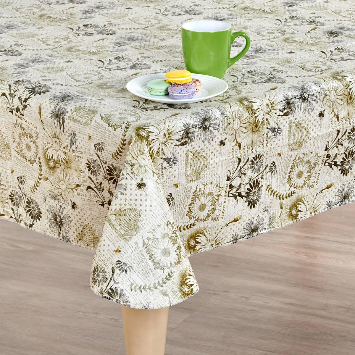 Willow & Hem Garden Almanac Print Vinyl Tablecloth