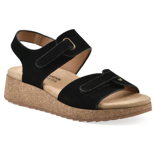 Womens White Mountain Gelato Slingback Wedge Sandals