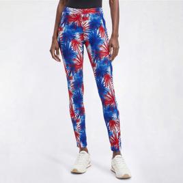 Womens Runway Ready Star Bursts Side Pocket Leggings