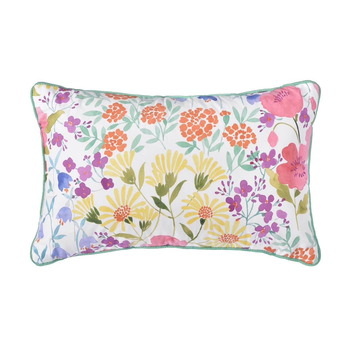 J. Queen New York Jules Quilted Boudoir Decorative Throw Pillow