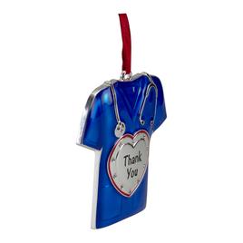 Northlight Seasonal Blue Scrubs Christmas Ornament