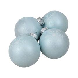 Northlight Seasonal 4ct. Snowflake Christmas Ball Ornament Set