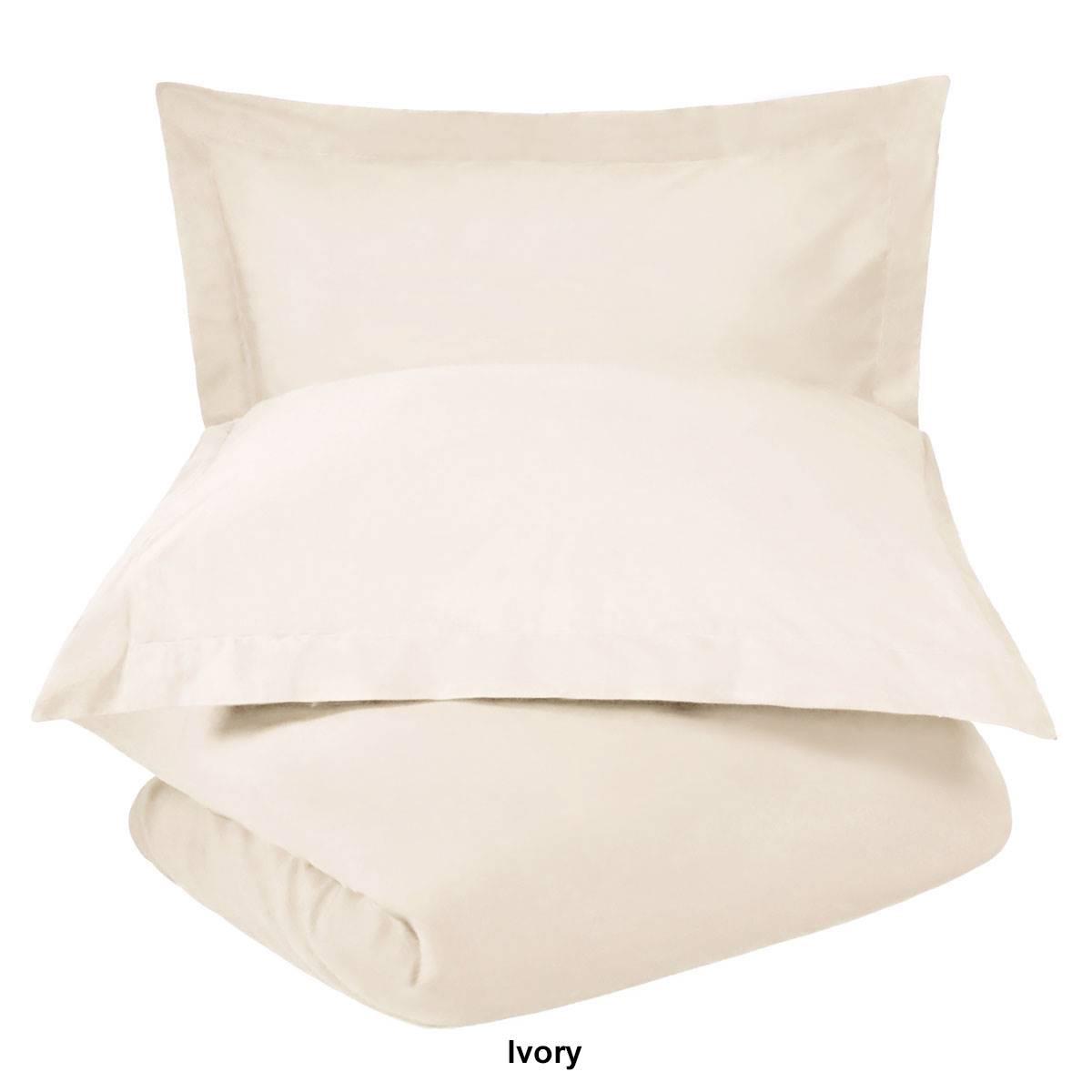 Superior 300TC Cotton Percale Duvet Cover Set