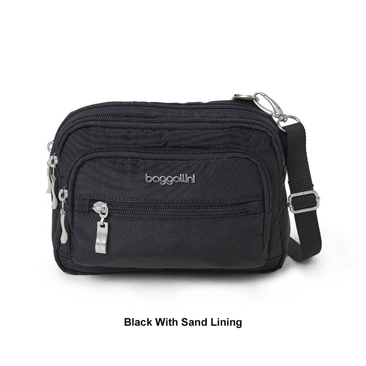 Baggallini Legacy Triple Zip Convertible Crossbody