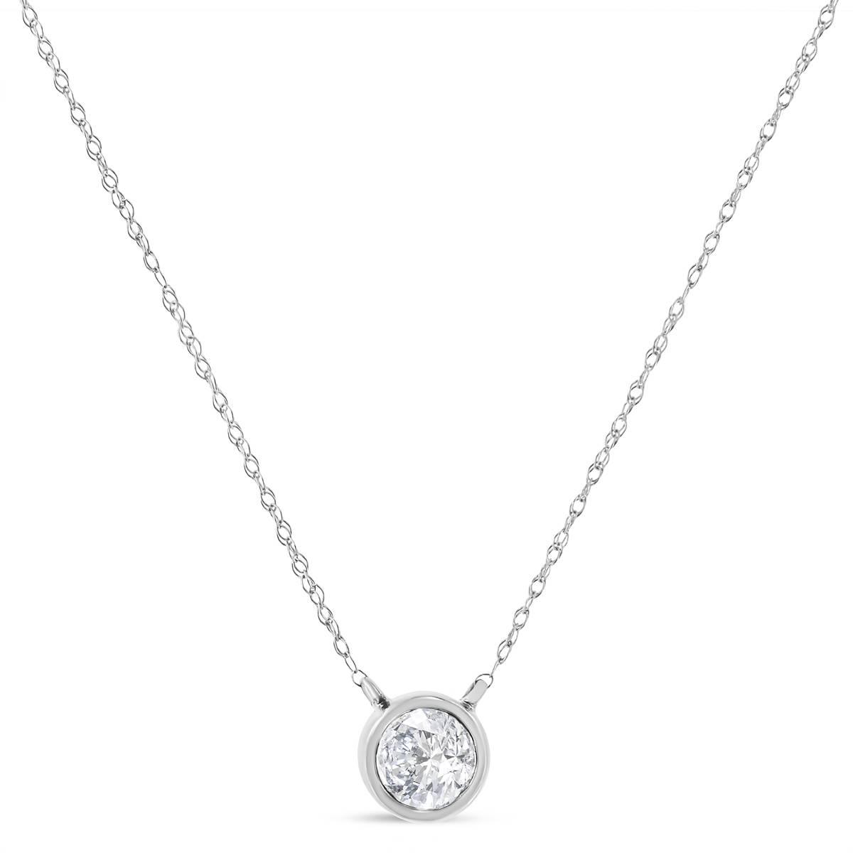 Haus of Brilliance 10kt. 1/5ctw. Diamond Pendant Necklace
