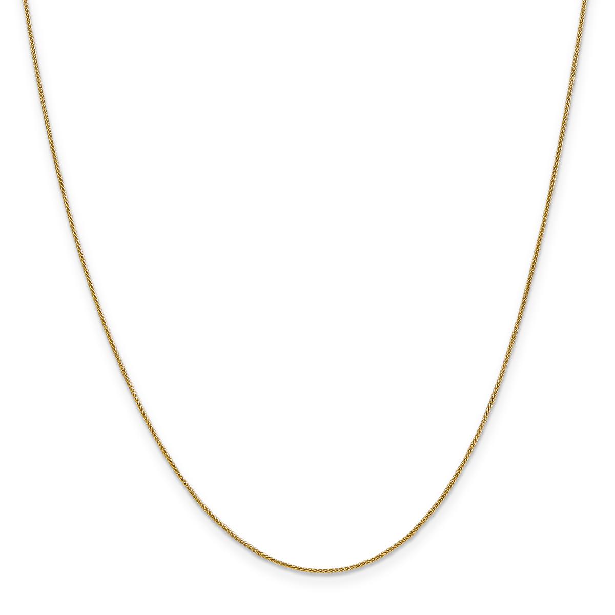 Unisex Gold Classics(tm) 0.80mm. 14k Gold Spiga 14in. Necklace
