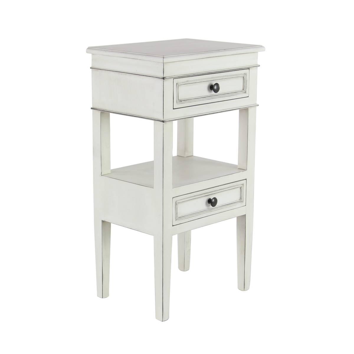 9th & Pike(R) White Pine Traditional Accent Table