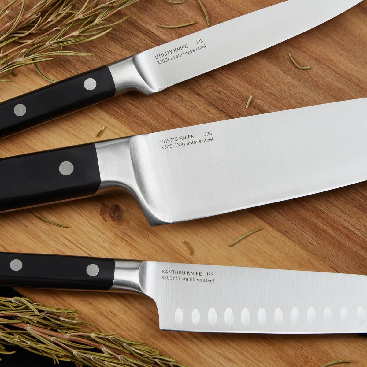 BergHOFF Gene 3pc. Stainless Steel Knife Set