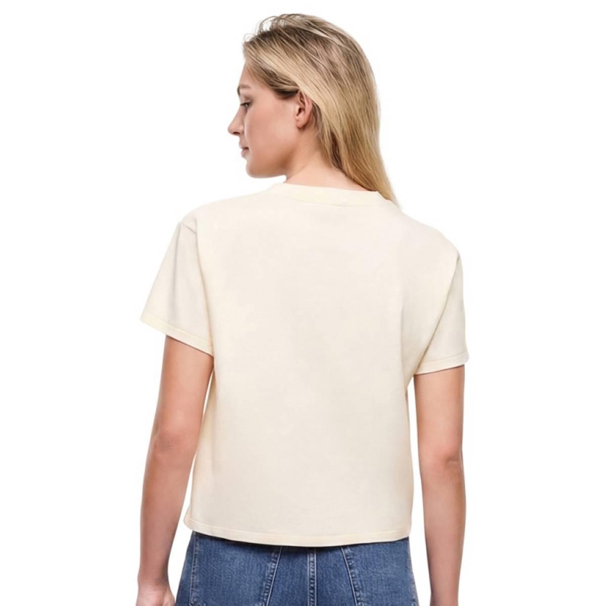 Womens Wildfox Short Sleeve Ti Amo Bella Jamie Graphic Tee