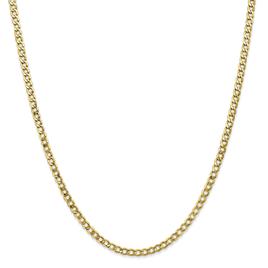 Unisex Gold Classics(tm) 10kt. Gold 3.35mm 20in. Chain Necklace