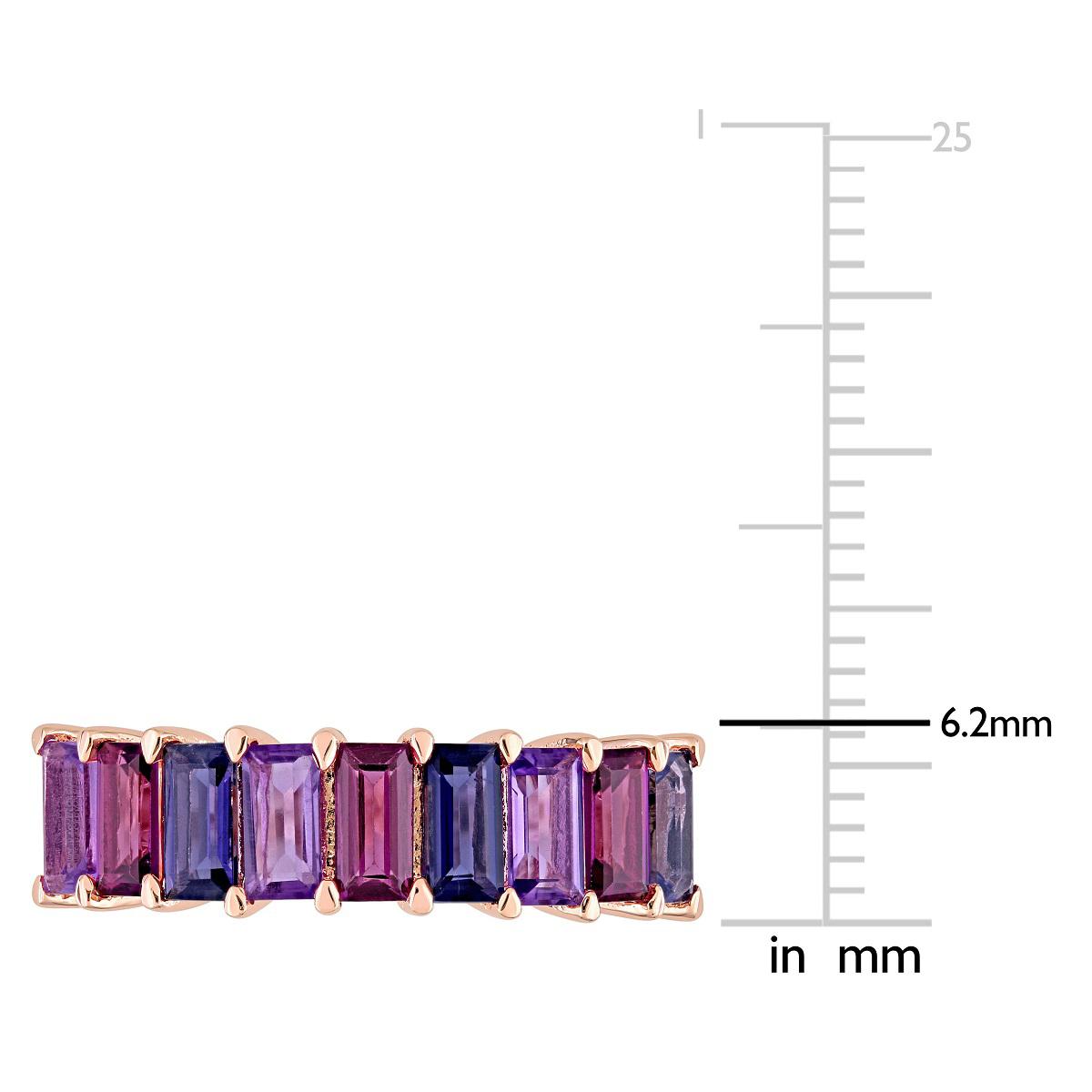 Gemstone Classics™ 2 1/6ctw. Amethyst Brazil Eternity Ring
