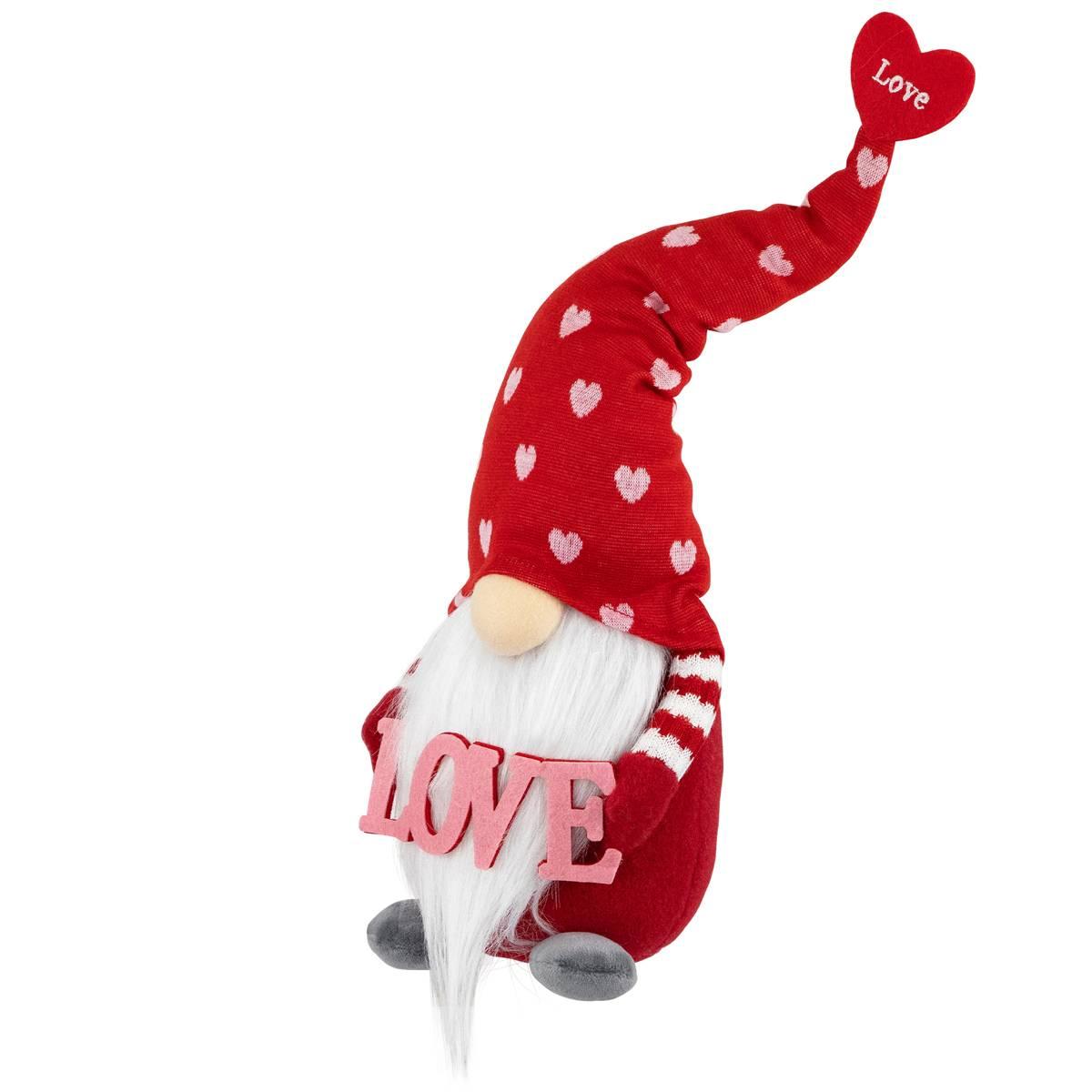 Northlight Seasonal Hearts & Love Valentine''s Day Gnome Figurine