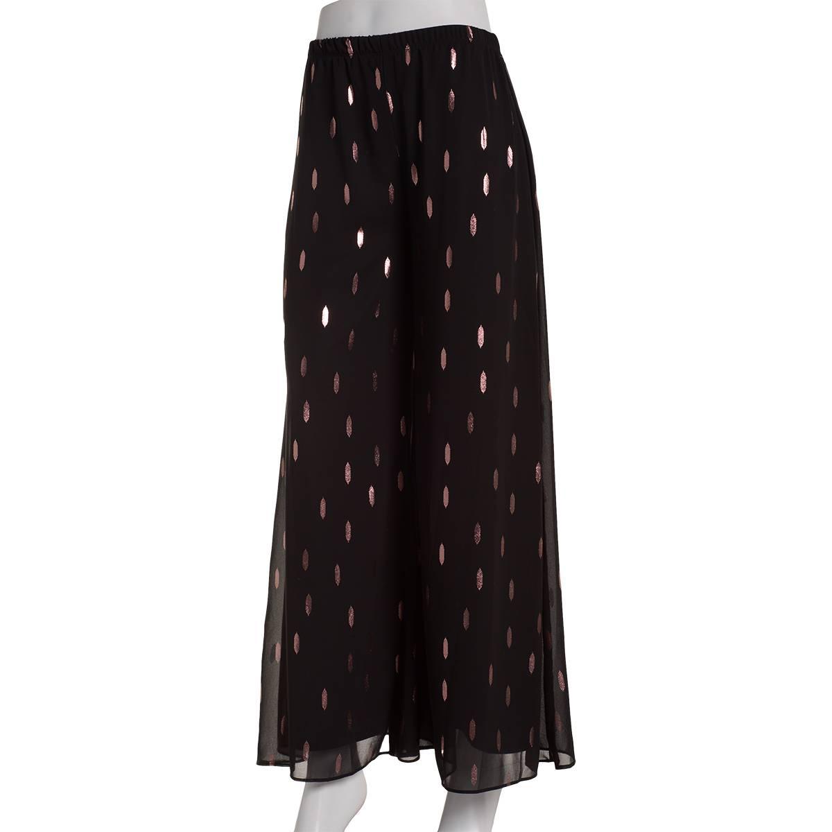 Petite MSK Foil Dot Palazzo Pants