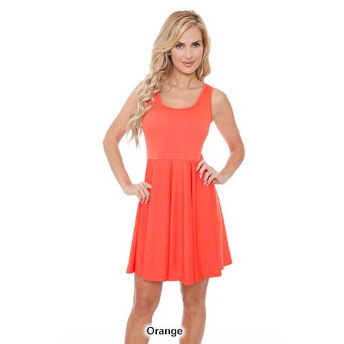 Womens White Mark Crystal Fit & Flare Dress