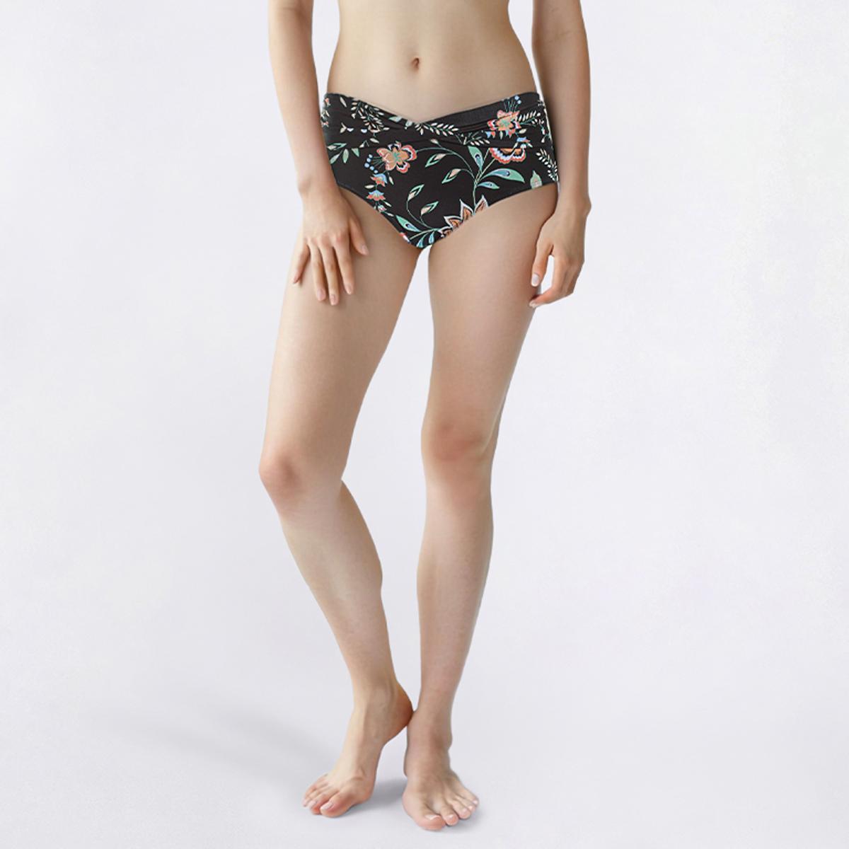 Womens Cupshe Floral Twist Front Hipster Swim Bottom