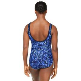 Womens Reebok Aqua Splash Zipper One Piece Swimsuit