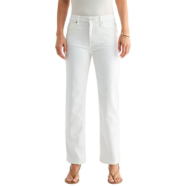 Womens CITY BLUES Solid Core Dover Straight Leg Jeans