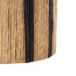9th & Pike® Bohemian Brown Banana Leaf Accent Table
