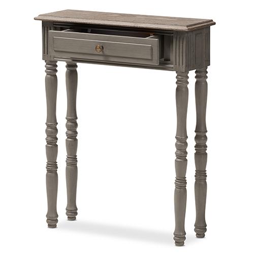Baxton Studio Noemie 1 Drawer Console Table