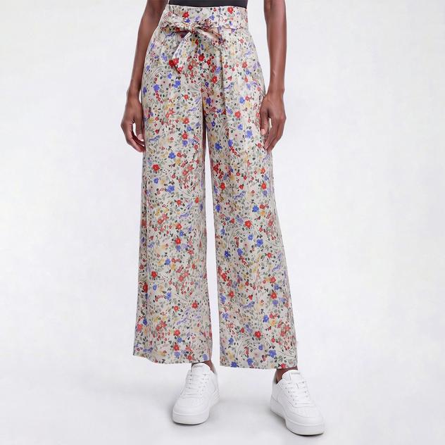 Womens Nautica Floral Wide Leg Palazzo Pants