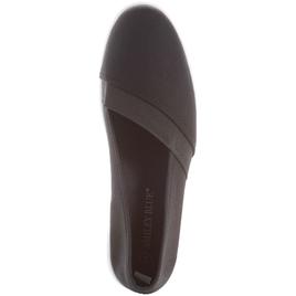 Womens Ashley Blue Solid Canvas Slip On Flats