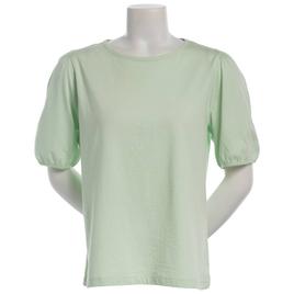 Petite Preswick & Moore(R) Short Banded Sleeve Tee