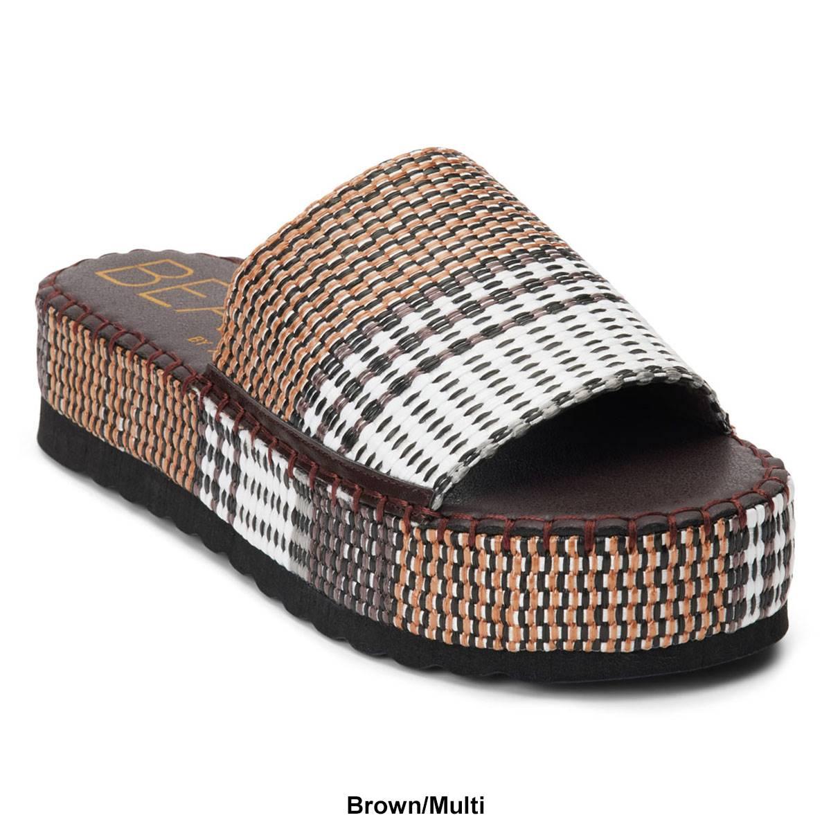 Womens Beach by Matisse Del Mar Platform Slide Sandals