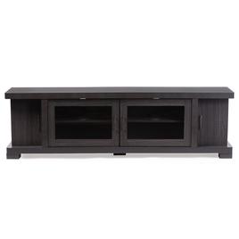 Baxton Studio Viveka 70in. Wood TV Cabinet with 2 Glass Doors