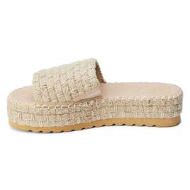 Womens Beach by Matisse Del Mar Platform Slide Sandals