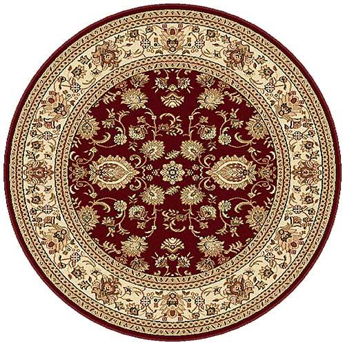 Tayse Sensation Gabrielle Damask Pattern Round Area Rug