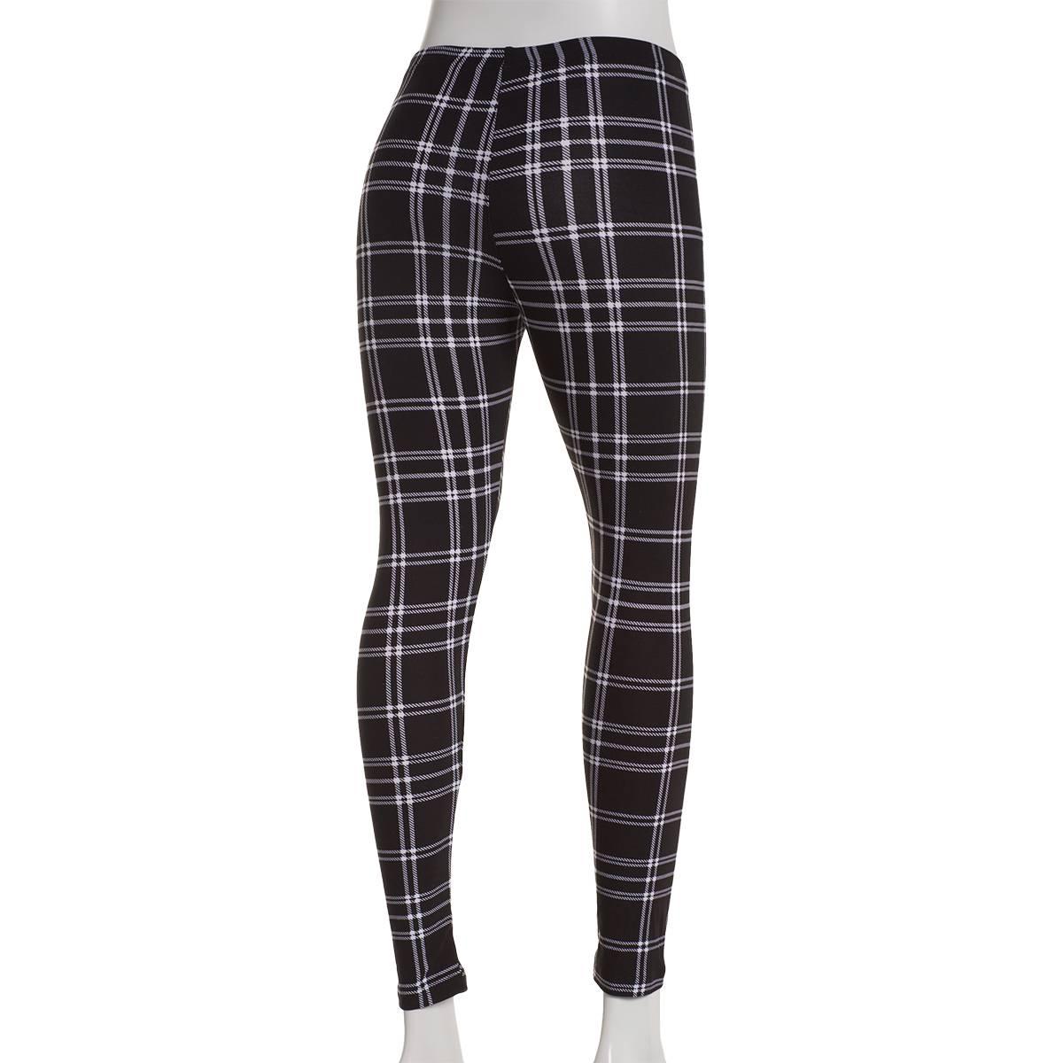 Juniors Jolie & Joy Brooklyn Plaid High Waist Leggings