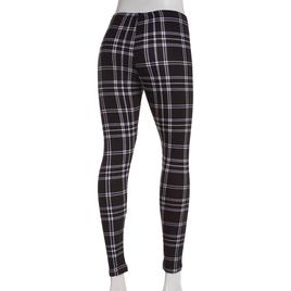Juniors Jolie & Joy Brooklyn Plaid High Waist Leggings