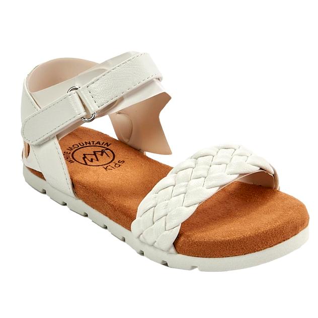 Little Girls White Mountain Tidbit Sandals