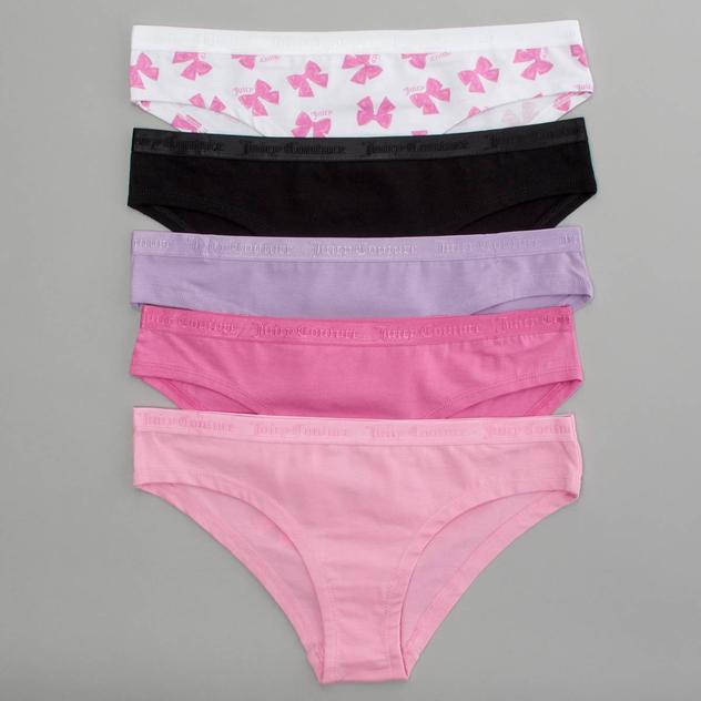 Juniors Juicy Couture 5pk. Bikini Panties JC9447-5PKBZ