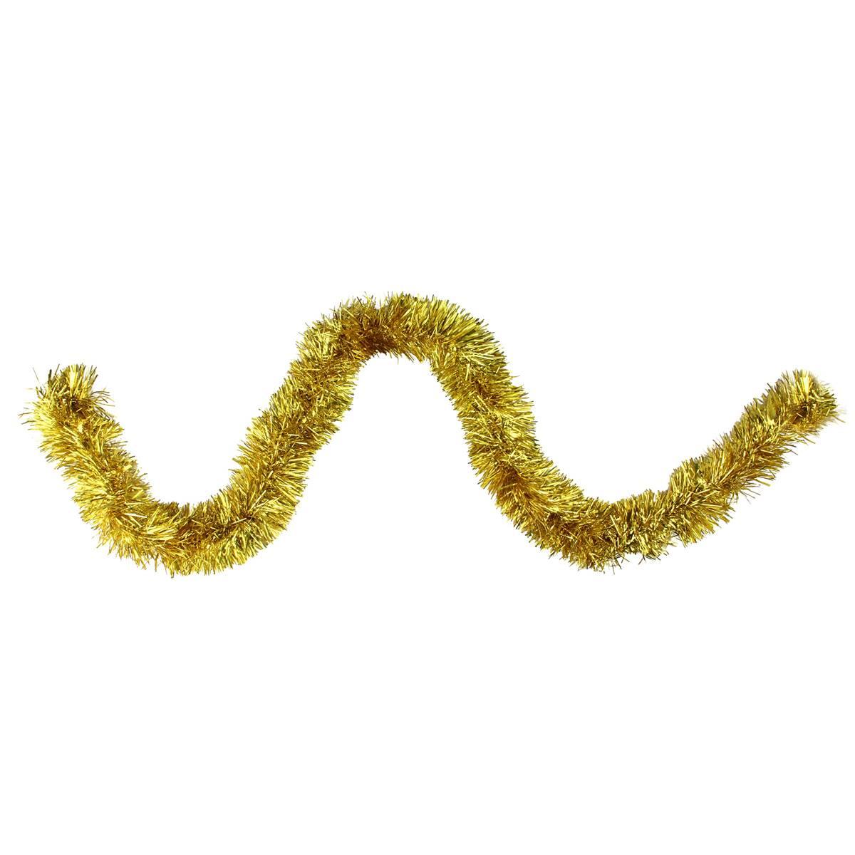 Northlight Seasonal 50ft. Deep Gold Tinsel Garland
