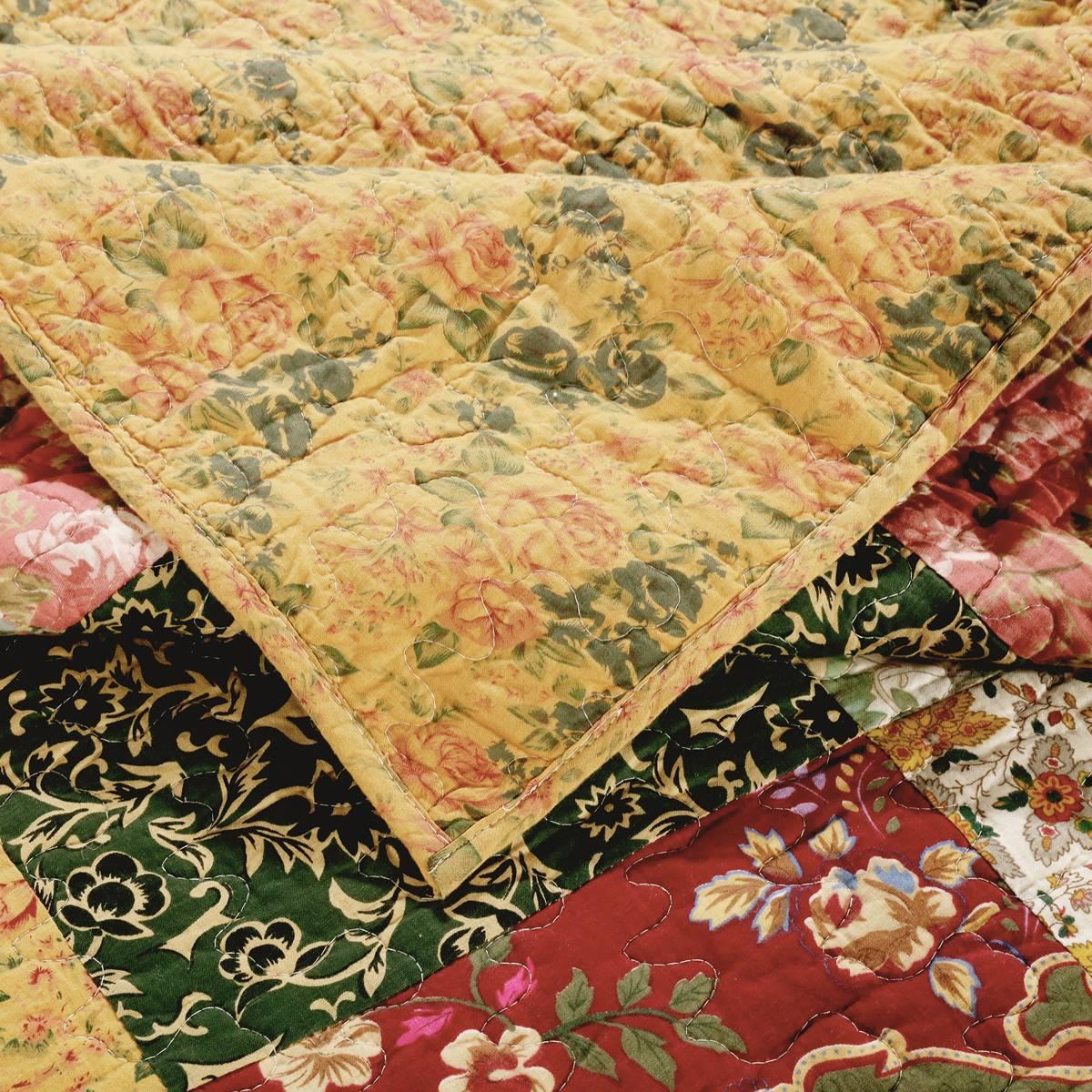 Greenland Home Fashions™ Antique Chic Reversible Quilted Throw