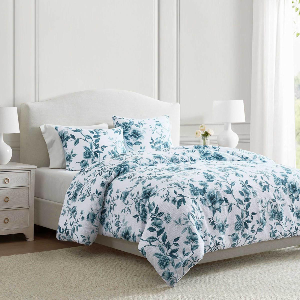 Martha Stewart Vivian Floral Duvet Set