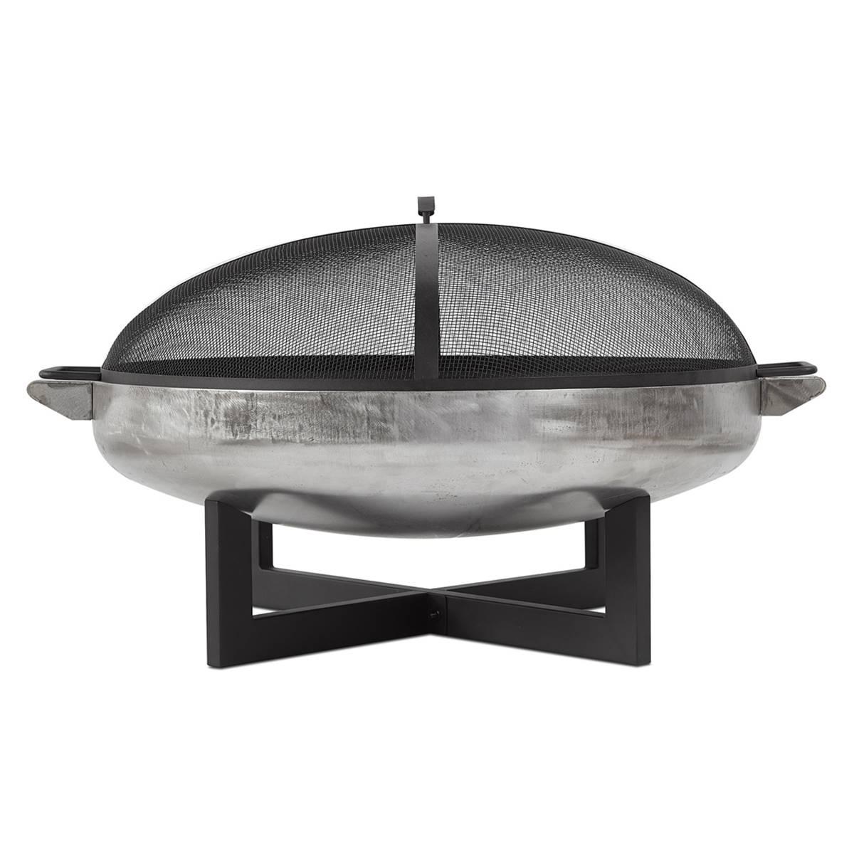 Real Flame La Porte 31" Round Steel Wood Burning Fire Pit