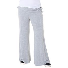 Womens Due Time Fold Over Side Cinch Maternity Palazzo Pants