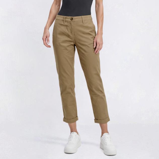 Womens Nautica Montauk Straight Leg Chino Pants