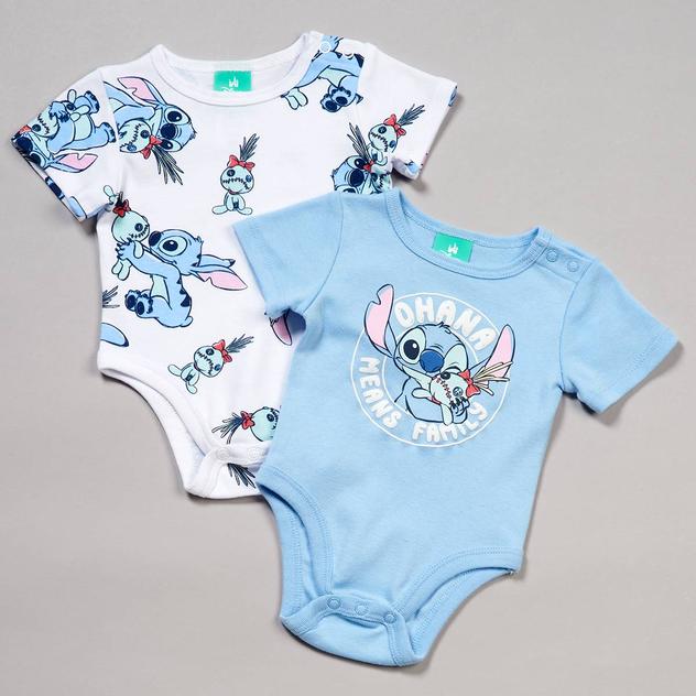 Baby Boy (NB-9M) Disney 2pc. Lilo & Stitch Bodysuits
