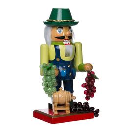 Kurt Adler 10.25in. Wooden Winemaker Nutcracker