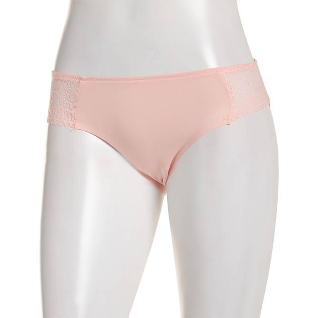 Womens Laura Ashley® Bikini Panties with Lace Sides - LS7790N
