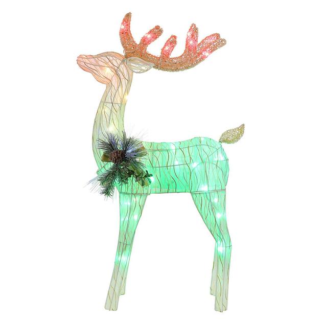 Mr. Christmas 3ft. Outdoor Animated Fiber-Optic Reindeer