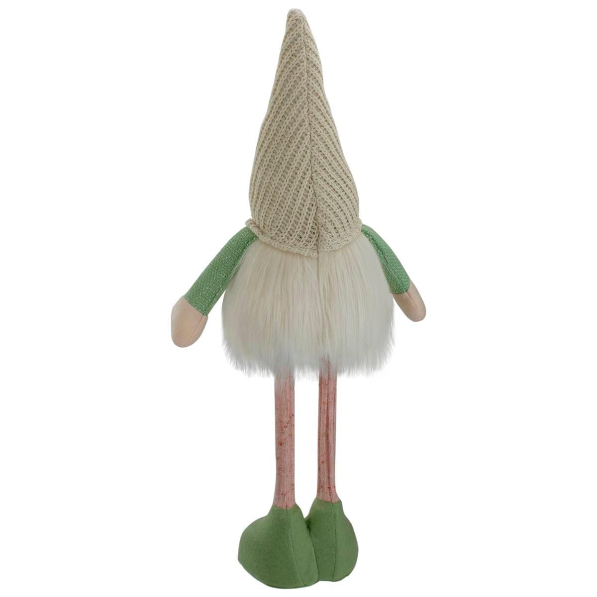 Northlight Seasonal LED Gnome Figurine w/ Knitted Floral Hat