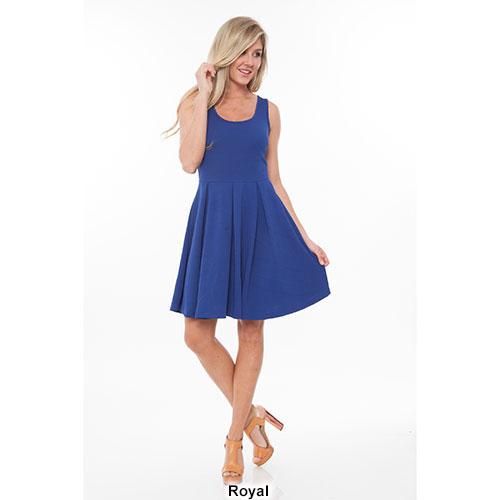 Womens White Mark Crystal Fit & Flare Dress