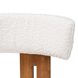 Baxton Studio Kyren Modern Cream Boucle Dining Chair